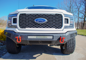 Ford F-150 Bumper - Front - Fishbone Offroad - Pelican - Black Texture - `18-`20